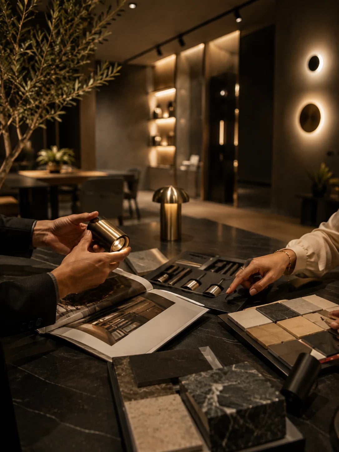 ARQUON lighting and automation consultation setting